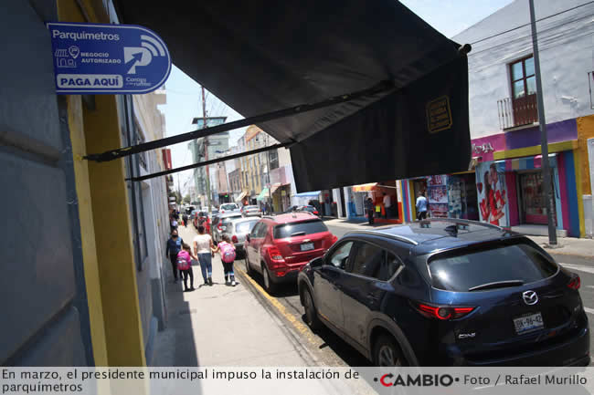 contrainforme eduardo rivera instalacion parquimetros