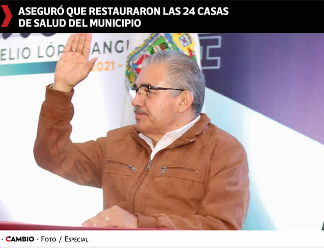 informe labores rogelio lopez angulo huauchinango casas salud