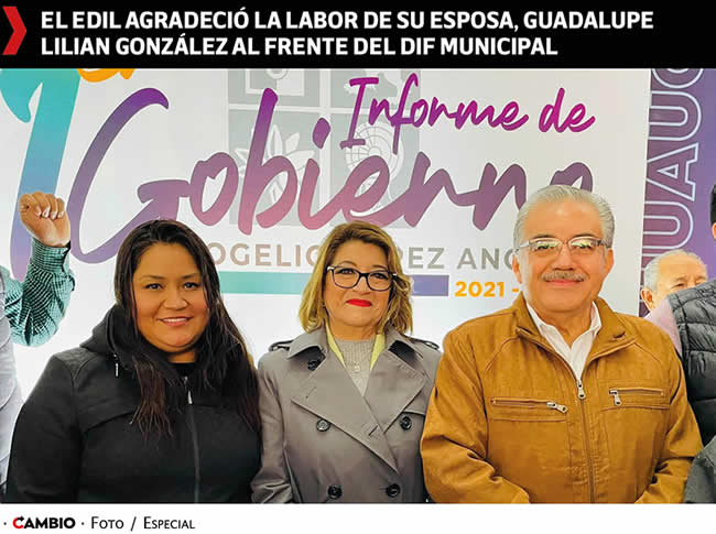 informe labores rogelio lopez angulo huauchinango labor esposa