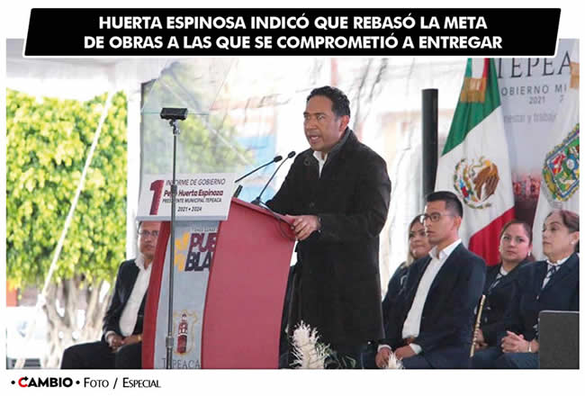 informe labores pepe huerta tepeaca meta obras