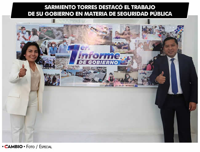 primer informe filomeno sarmiento cuautlancingo seguridad