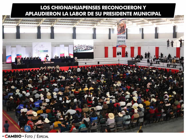 primer informe lorenzo rivera chignahuapan asistentes