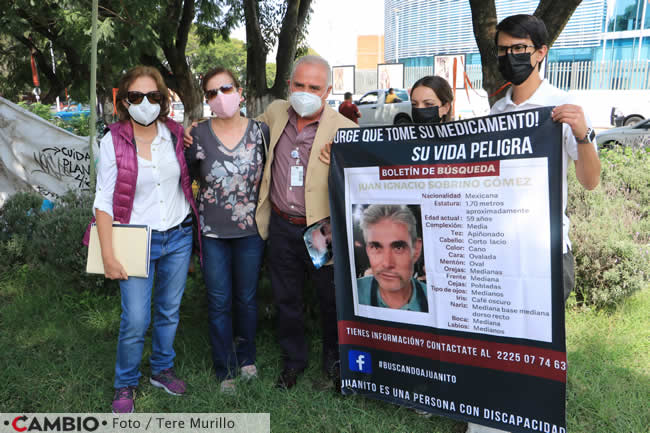 familiares juan ignacio sobrino gomez desaparecido fge