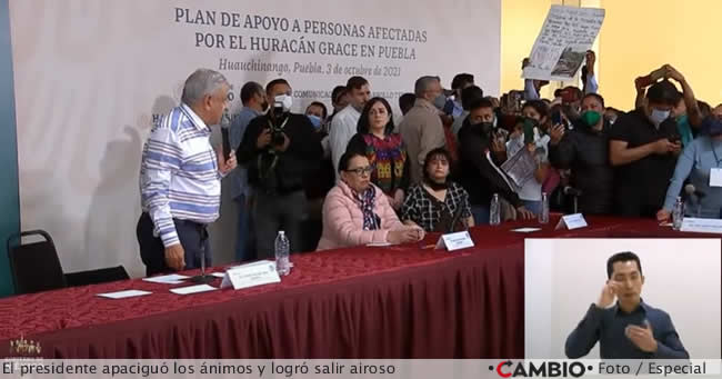visita amlo huauchinango presidente habla
