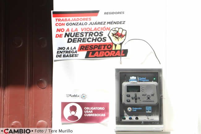 protesta sindicato ayuntamiento bases cartel