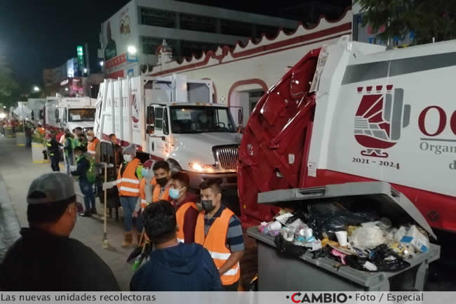 nuevos camiones basura tehuacan