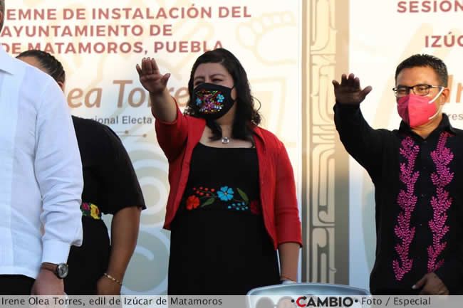 nuevos ediles irene olea izucar