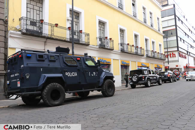 operativo impedir colocacion ambulantes unidad policia