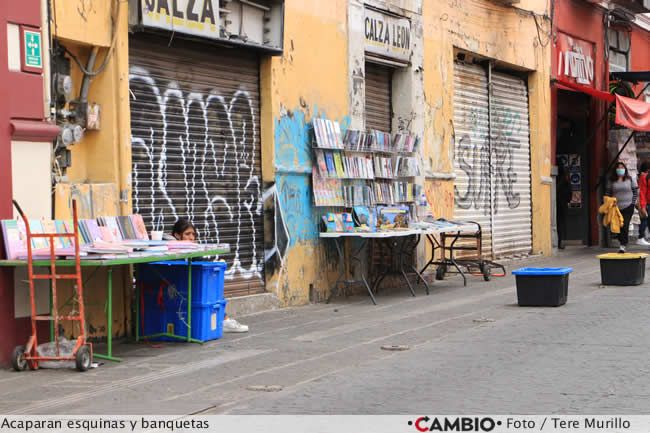 regreso ambulantes centro historico banquetas