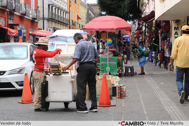 regreso ambulantes centro historico vendedores