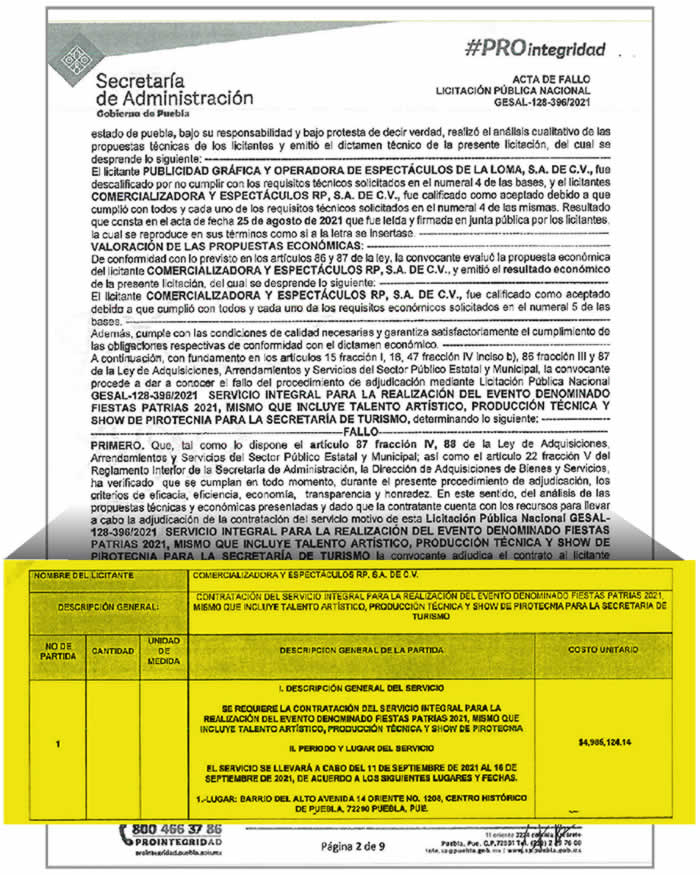 documentos festejos patrios gobierno descripcion