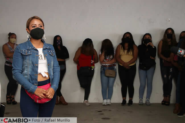 conferencia prensa sexoservidoras 14 poniente amenazas lalo rivera