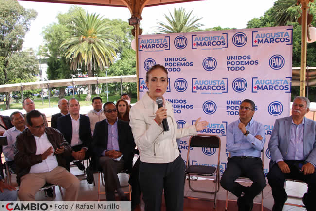 panistas apoyo augusta diaz