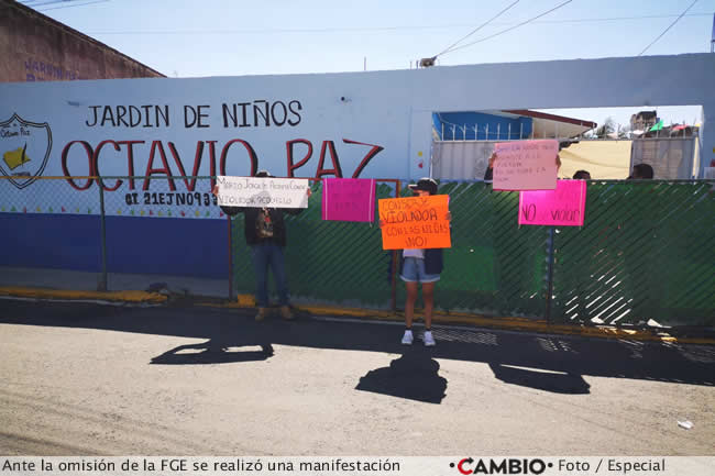 manifestacion conserje violador jardin ninios octavio paz