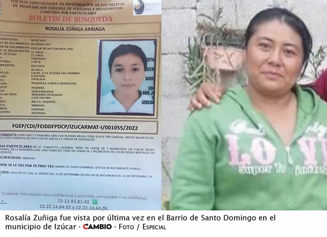 desaparecidas izucar matamoros rosalia zuniga