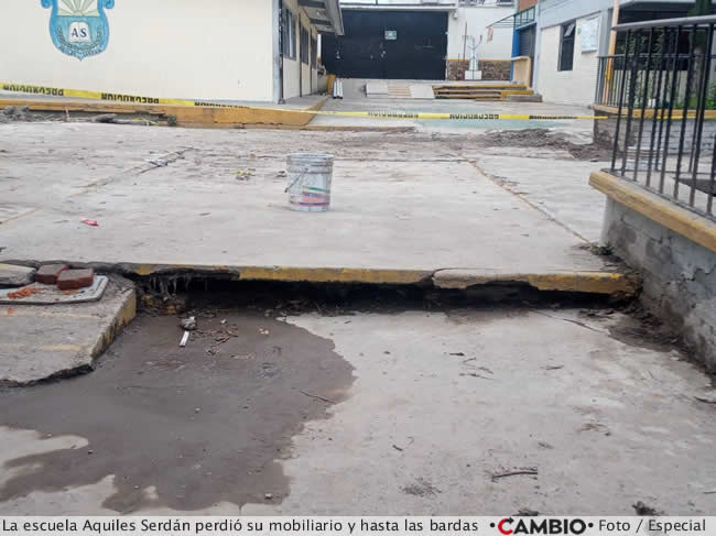 cuatro dias despues tromba escuela aquiles serdan mobiliario