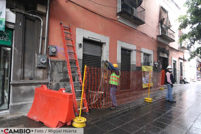 corredor 5 mayo rehabilitacion fachadas vista