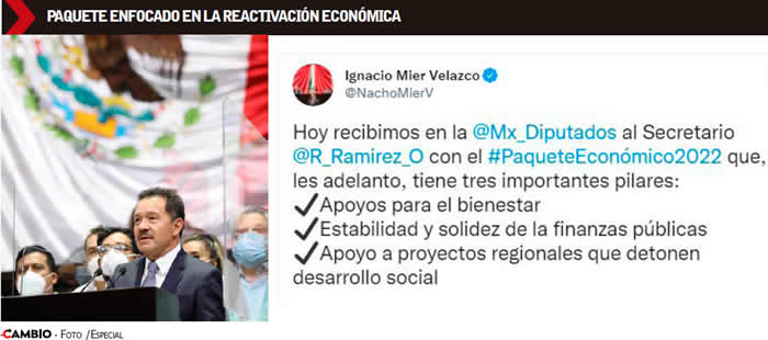 twit nacho mier paquete economico