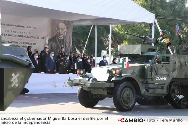 encabeza barbosa desfile inicio independencia