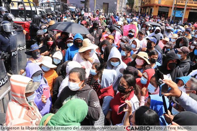 protesta pobladores quecholac liberacion edil manifestacion