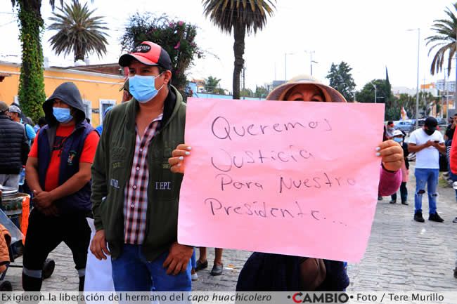 protesta pobladores quecholac liberacion edil mensaje