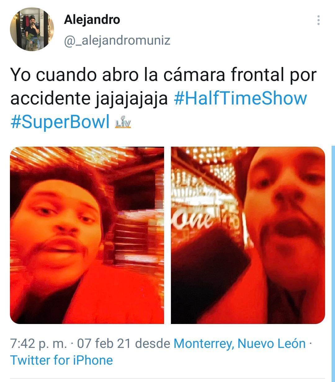 meme The Weeknd en el Super Bowl