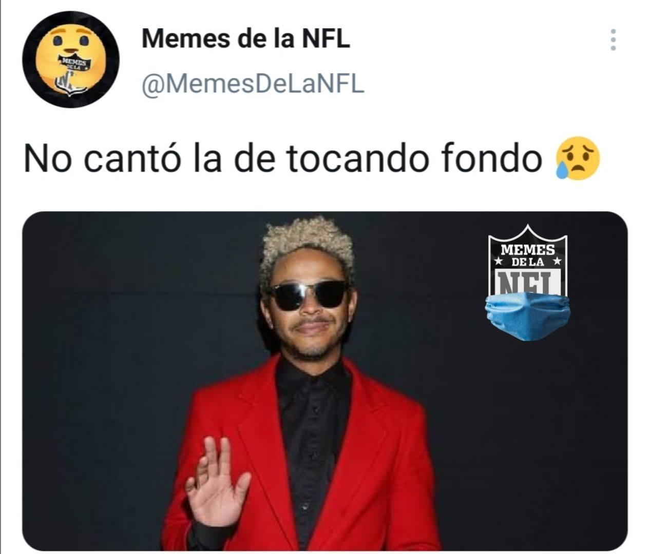 meme The Weeknd en el Super Bowl