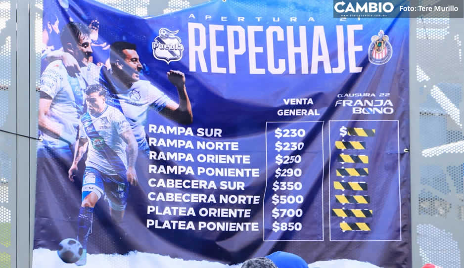 ¡Corre por los últimos boletos para el Puebla vs Chivas! Van desde 290 hasta 890 pesos