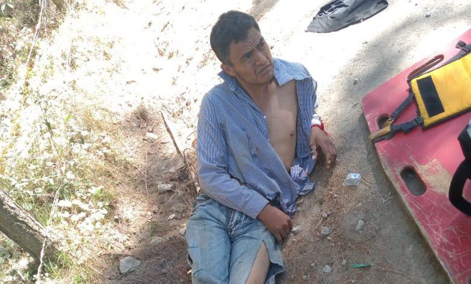 Ladrón le roba moto a Policía de Xiutetelco pero termina en el suelo tras intento de fuga (FOTOS)