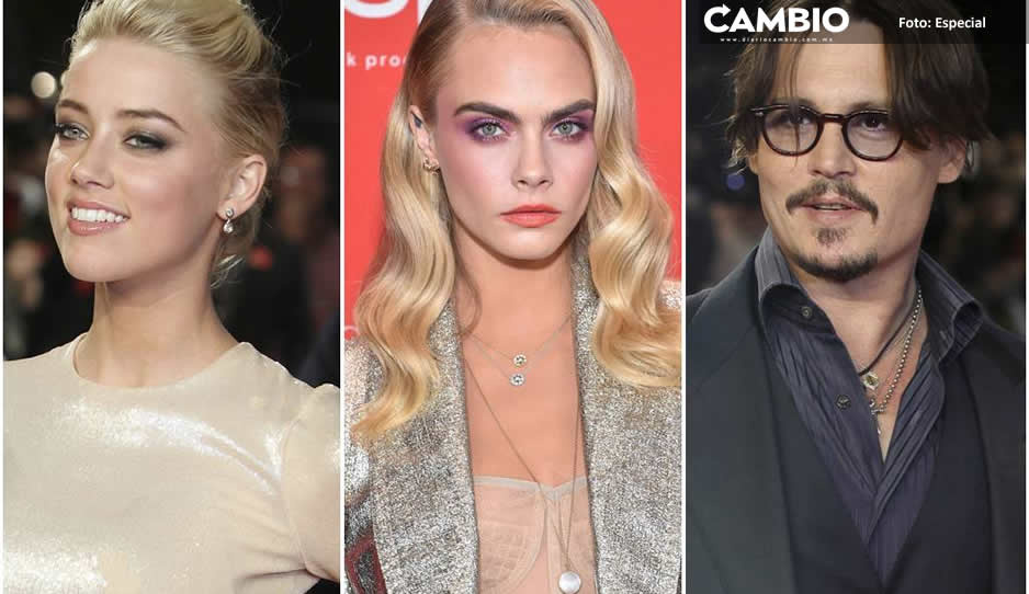 Sí le fue infiel a Johnny Depp: filtran VIDEO de Amber Heard besando a Cara Delevingne