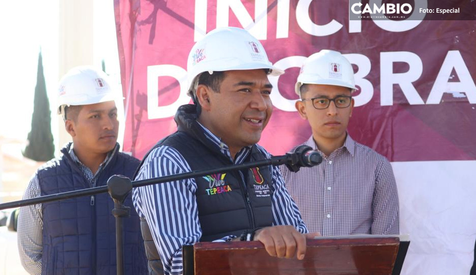Ayuntamiento de Tepeaca realiza inicio de techados y entrega de obras en San José Carpinteros