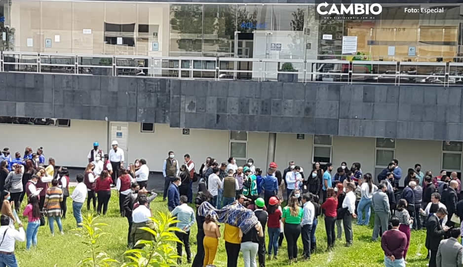 Dos mil personas participan en el macrosimulacro del 19S en la zona de Angelópolis