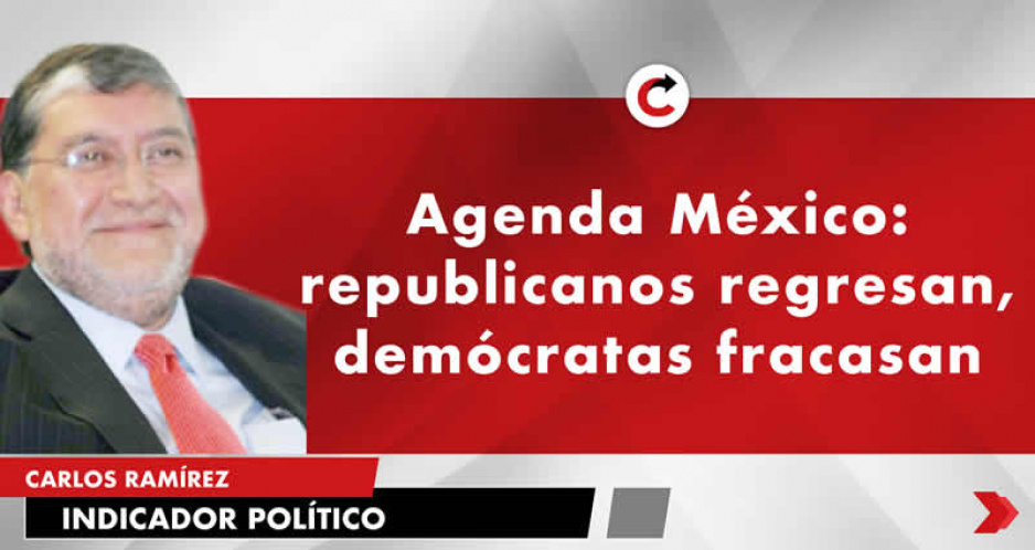 Agenda México: republicanos regresan, demócratas fracasan