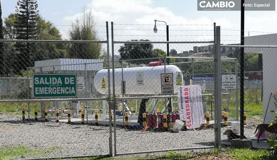 Clausuran gasera por no tener permisos de construcción en Atlixco