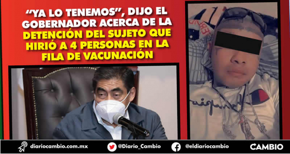 Barbosa adelantó detención de El Cholo, sujeto que hirió a cuatro en fila de vacunación infantil (VIDEO)