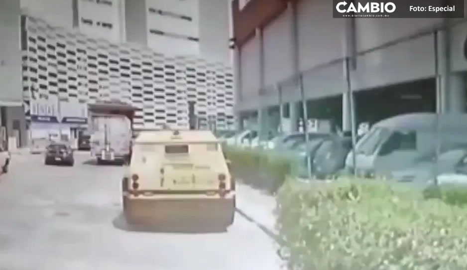 VIDEO: Así robaron casi 5 millones de camioneta de valores en Plazas Las Américas
