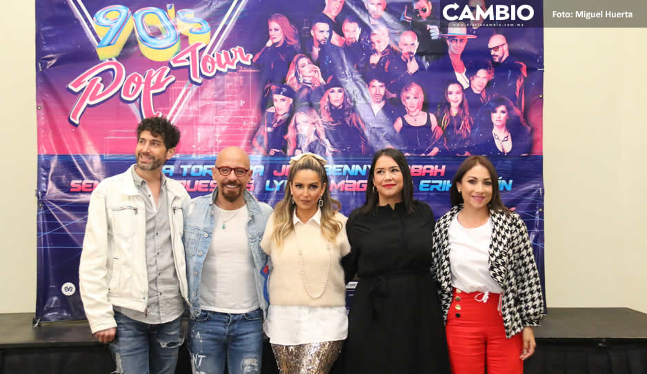 Revivirá Puebla con el 90´s Pop Tour: 4 de diciembre en el Centro Expositor (FOTOS Y VIDEO)