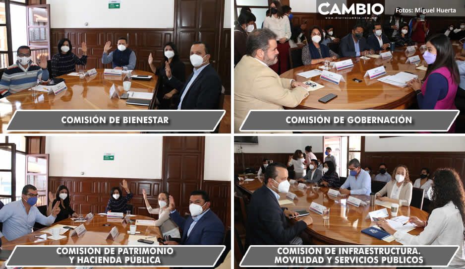 Instalan comisiones de Patrimonio, Bienestar, Seguridad, Gobernación e Infraestructura (FOTOS Y VIDEOS)