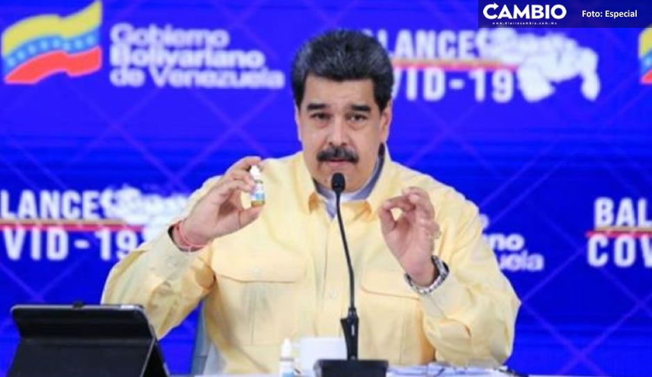 Maduro presenta gotas milagrosas que prometen neutralizar los síntomas de coronavirus
