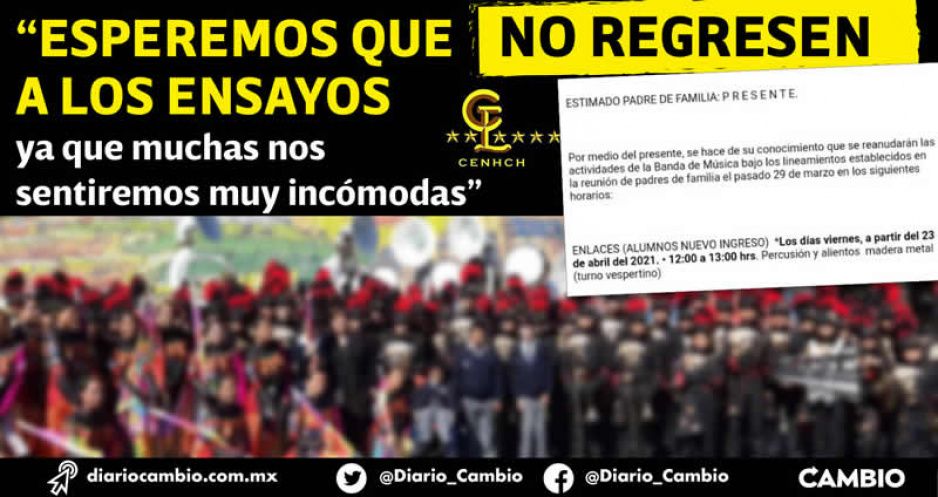 Aguiluchos Marching Band reanudará ensayos: alumnas temen encontrarse con sus acosadores