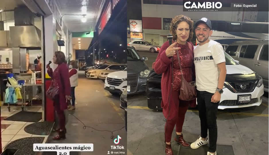 ¡Éxtasis! Ñorita se avienta rolón de Cártel de Santa afuera de taquería en Aguascalientes (VIDEO)