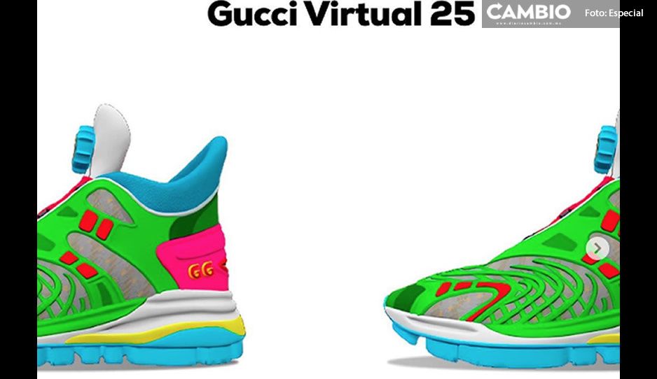 Lo más extraño que verás hoy, Gucci lanza tenis virtuales en 229 pesos