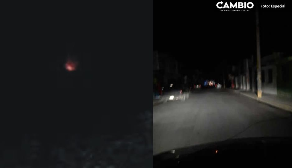Habitantes de Acatzingo ven bolas de fuego durante apagón