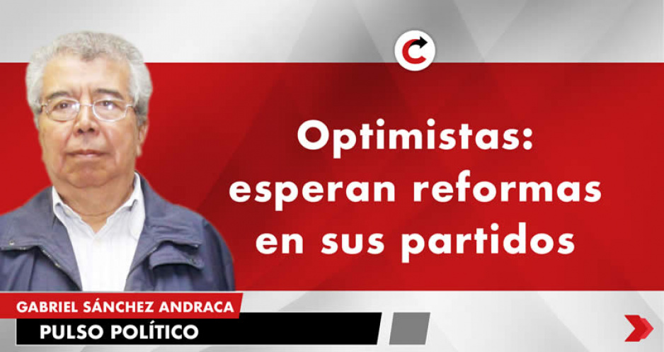 Optimistas: esperan reformas en sus partidos
