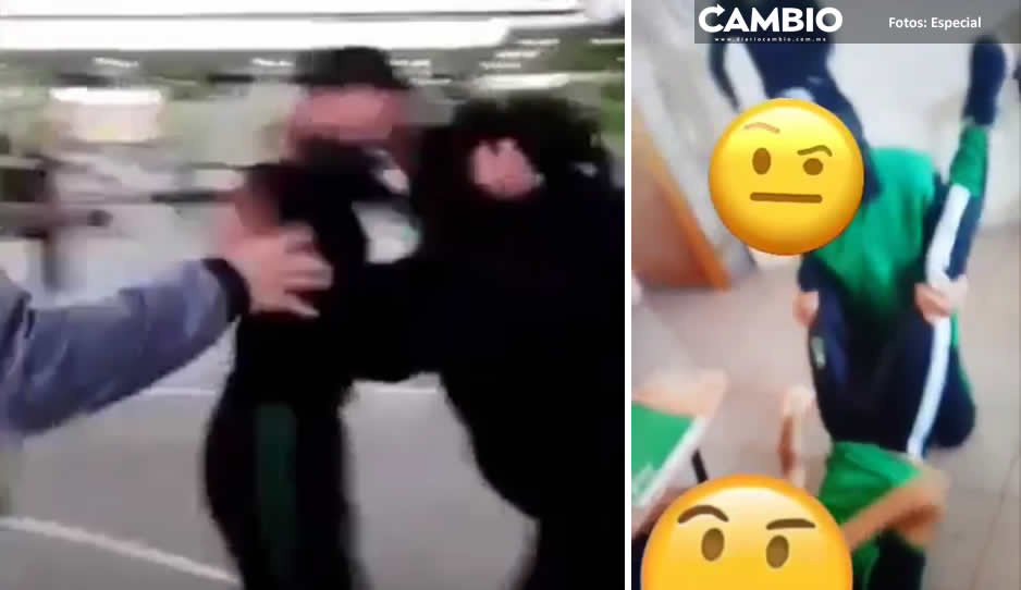 Sigue la violencia en escuelas de Tehuacán: alumnos del Uepom convirtieron aulas y patios en campos de batalla (VIDEO)