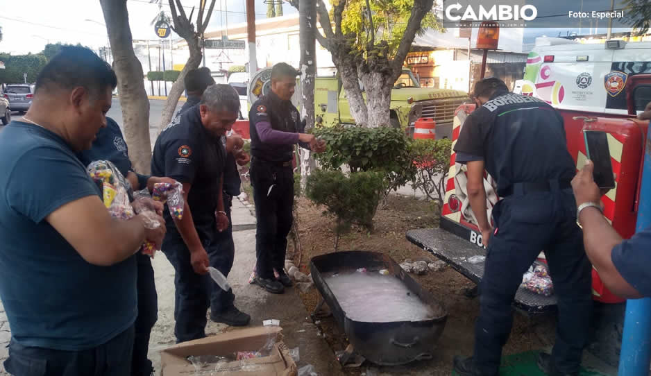 Decomisan más de 100 kilos de pirotecnia en Tehuacán