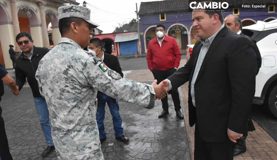Carlos Herrera encabeza reunión de seguridad con ediles de la Sierra Nororiental