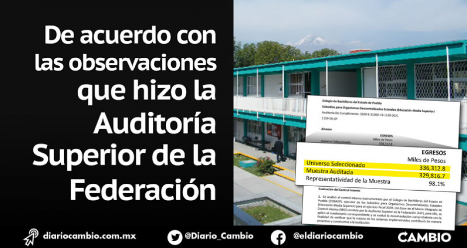 Cobaep sangró al erario con 4.9 millones de pesos al pagar 49 plazas no autorizadas