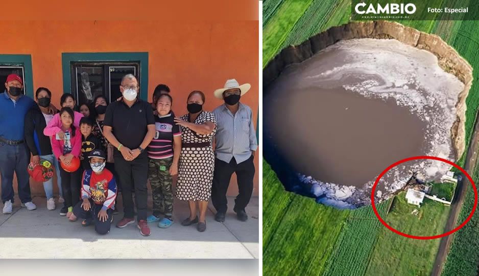 Familia que perdió casa por socavón ya no tiene dónde quedarse; edil dejó de pagar renta