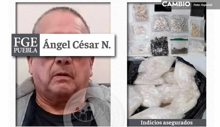 Con 15 kilos droga, detienen a Ángel César durante cateo en Teziutlán